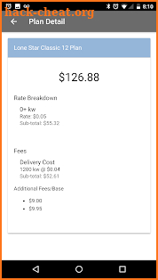 Energy Bill Estimator screenshot