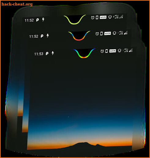 Energy Notch - camera notch as battery indicator! screenshot