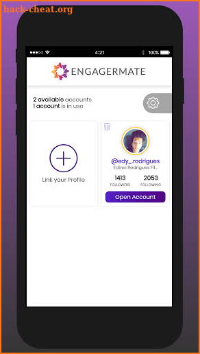 Engagermate screenshot