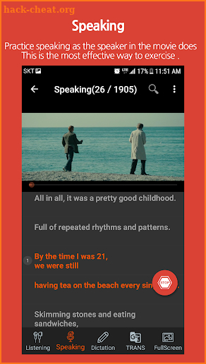 Enggle player - Learn English through movies screenshot