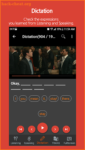 Enggle player - Learn English through movies screenshot