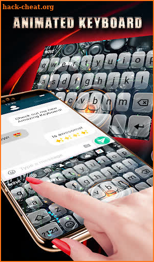Engine Power Live Wallpaper & Animated Keyboard screenshot