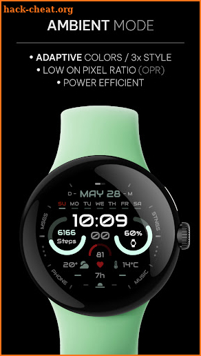 Engine: Wear OS watch face screenshot