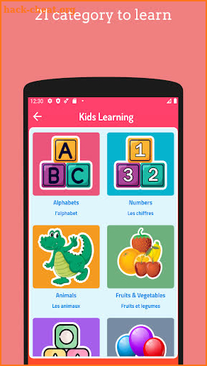 English For Kids : : Multi language Learning screenshot