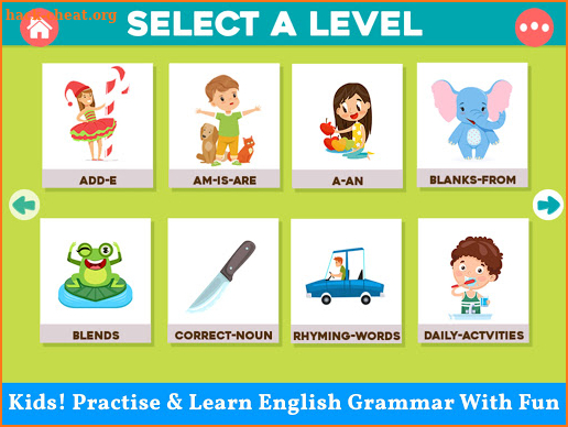 English Grammar and Vocabulary for Kids screenshot