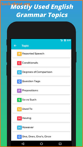 English Grammar App screenshot