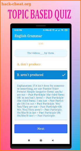 English Grammar Handbook | English Grammar Test screenshot