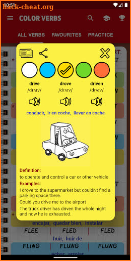 English Irregular Verbs PRO screenshot