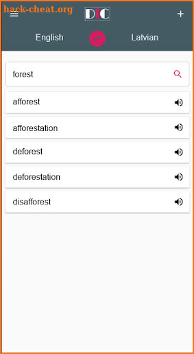 English - Latvian Dictionary (Dic1) screenshot