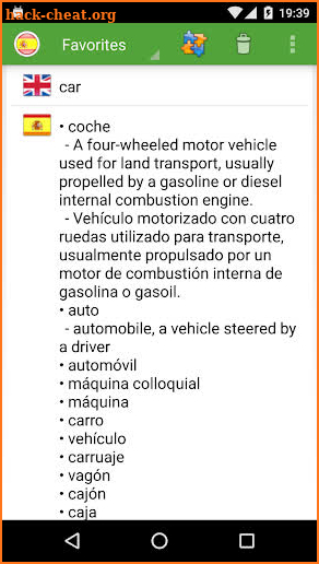 English-Spanish Translator Pro screenshot