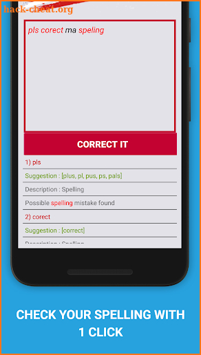 English Spell Check screenshot