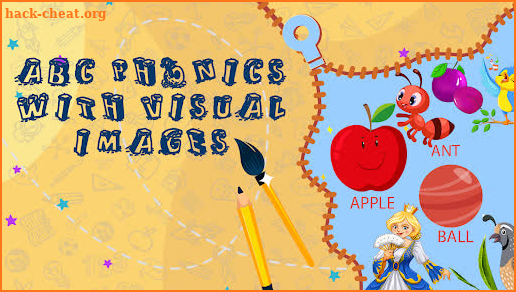 English Tracing And Coloring Book: Phonics App 2D screenshot