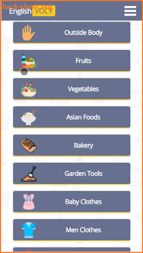 EnglishVOCY - Learn English Vocabulary screenshot