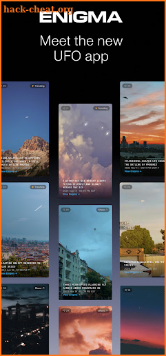 Enigma: UFO Sightings & Alerts screenshot