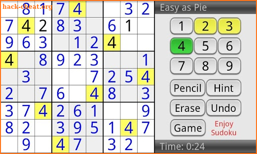 Enjoy Sudoku screenshot