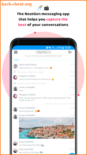 EnjoyUp Messenger screenshot