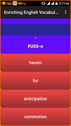 Enriching English Vocabulary 5 screenshot