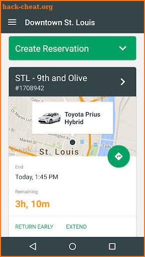 Enterprise CarShare screenshot