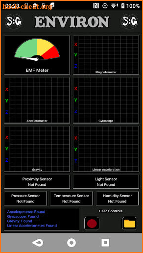 Environ - Data Logger screenshot