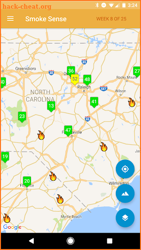 EPA's SmokeSense screenshot