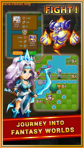 Epic Saga: Match 3 Battle Puzzle Adventure Heroes screenshot