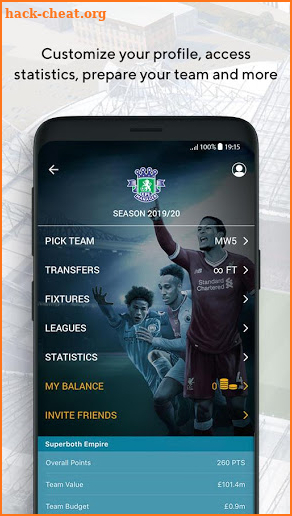 EPL Manager Fantasy Game screenshot
