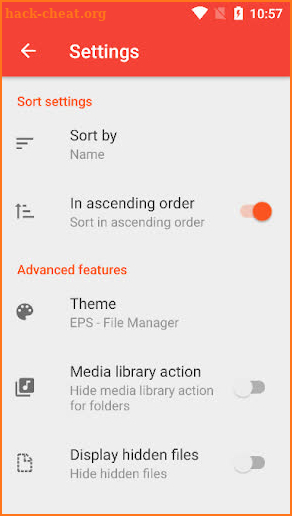 EPS - File Manager screenshot