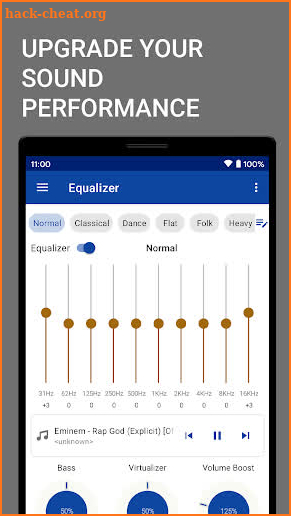 EQ+: Equalizer & Bass Booster screenshot