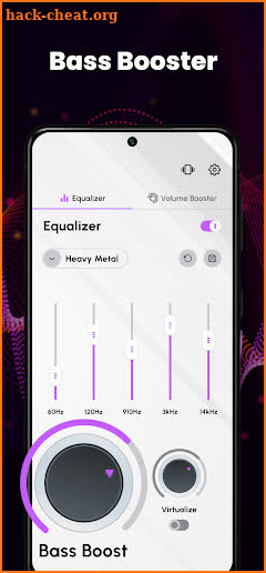 Equalizer, Bass Booster Volume screenshot