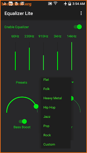 Equalizer Lite screenshot