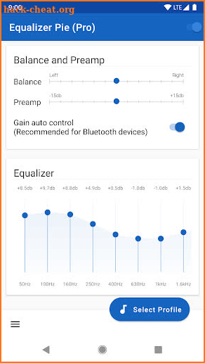 Equalizer Pie screenshot