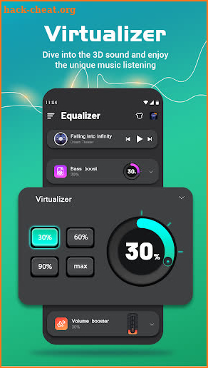 Equalizer, Volume Bass Booster screenshot