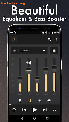 Equalizer+Bass Booster Player screenshot