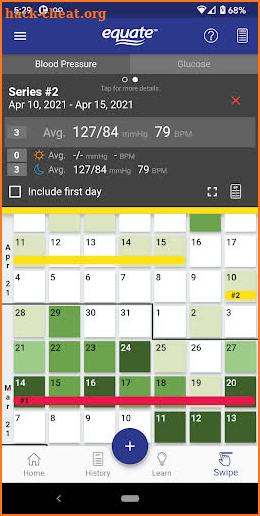 Equate Heart Chart screenshot