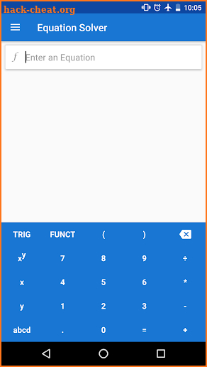 Equation Solver screenshot