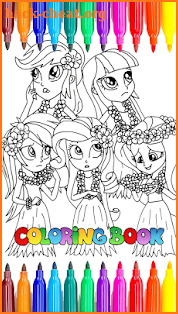 Equestria Coloring Game Pony 2018 screenshot