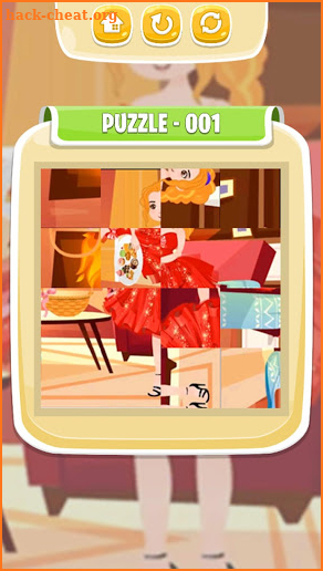 Equestria Princess girls puzzle screenshot