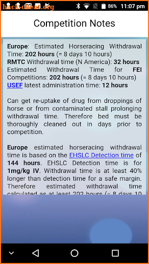 Equine Drugs – SCAAEP edition screenshot