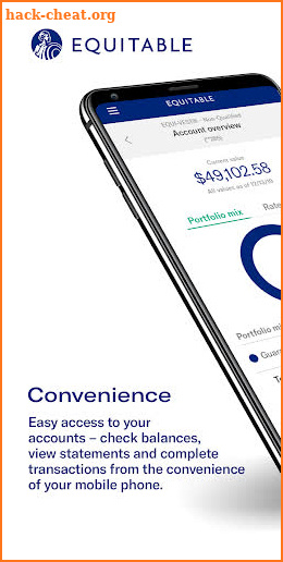 Equitable Mobile App screenshot