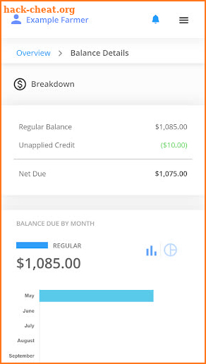 Equity My Account screenshot