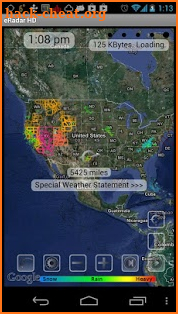 eRadar HD - NOAA weather radar and weather alerts screenshot