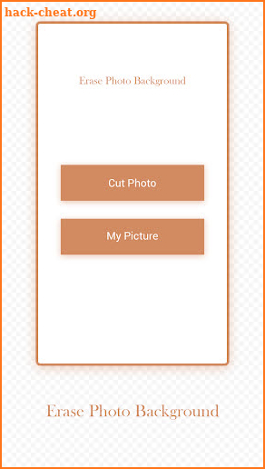 Erase Photo Background screenshot