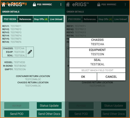 eRIGS screenshot