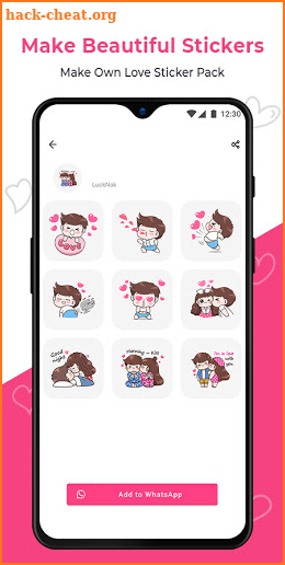 Erotic Sticker Maker : Adult love sticker screenshot