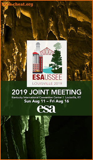 ESA 2019 Annual Meeting screenshot