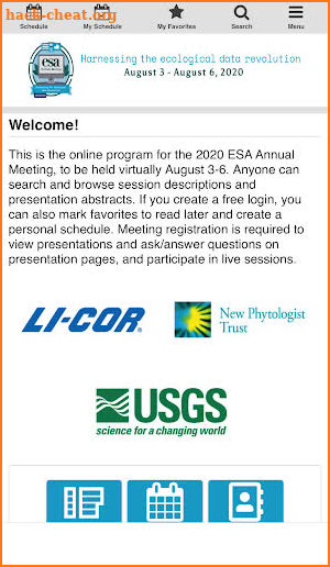 ESA 2020 Annual Meeting screenshot