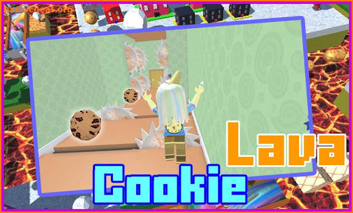 Escaper Cookie Swirl - Robloxe Obby LavaLand Mod screenshot