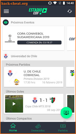Estadio CDF screenshot