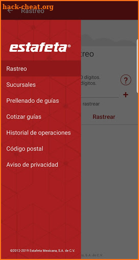 Estafeta Móvil screenshot