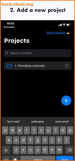 Estimator AR screenshot